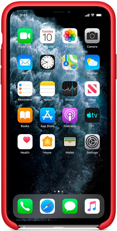 Apple для iPhone 11 Pro Max Silicone Case (красный)